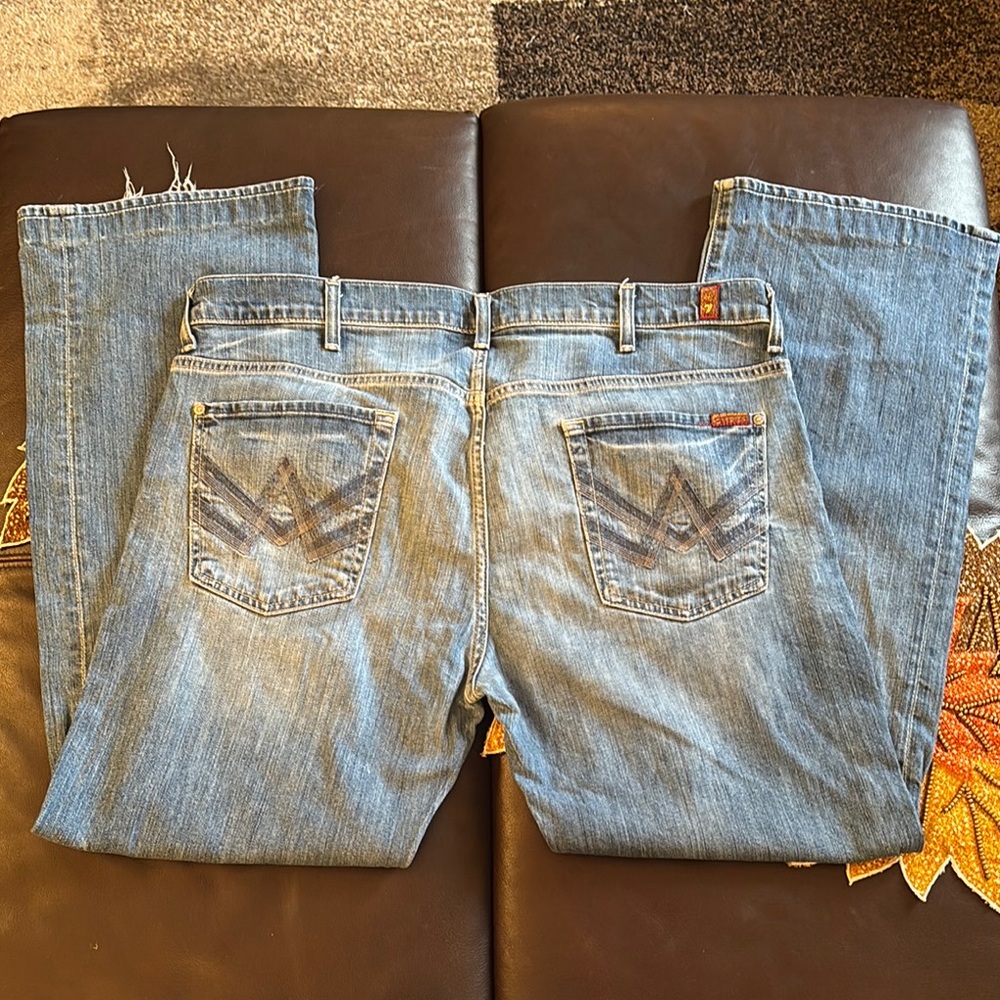 7 For All Mankind Light Blue Relaxed Jeans